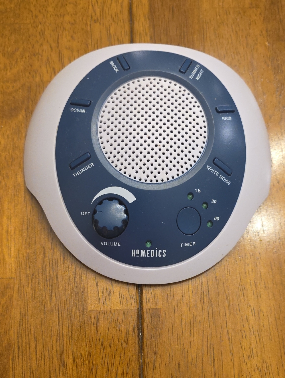 HoMedics White and Blue Portable Sound Machine